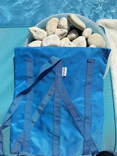 Vista 3 de Bolsa de anclaje de flotador de piscina compacta, ancla de arena para flotadores, balsas, juguetes de piscina e inflables