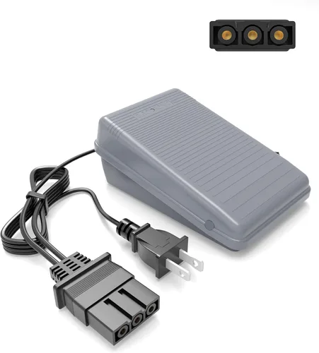 Vista 10 de Cable de alimentación de pedal de repuesto para máquina de coser Singer, enchufe de forma D compatible con Singer 4452 4432 4423 4411 5554 5532 5523