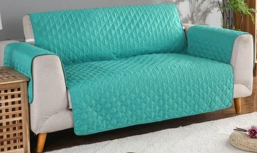 Vista 17 de Fundas para sofá de 3 plazas y 2 plazas y 1 plaza, funda de sofá reversible, funda acolchada ajustable para sofá, protectores impermeables