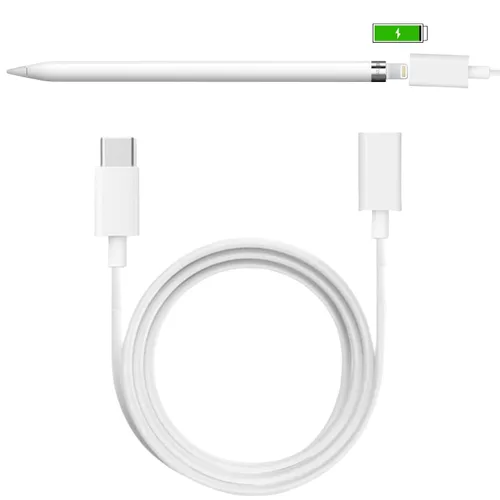 Vista 7 de Adaptador para Apple Pencil 2Pack para Apple Pencil de 1ª generación Carga completa de 20 minutos para Apple Pencil de 1ª generación, cargador
