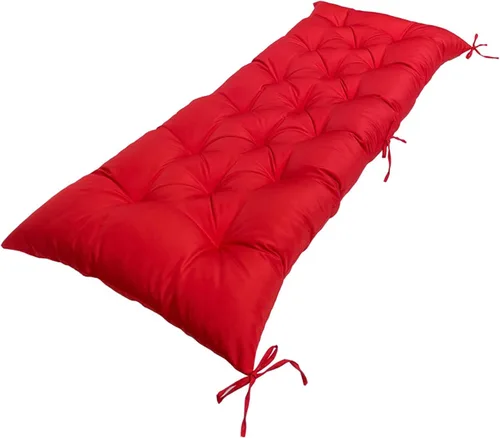 Vista 12 de Cojín de banco para exteriores, color negro, antideslizante, para muebles de exterior, almohadillas gruesas para sillas de patio de 40 pulgadas