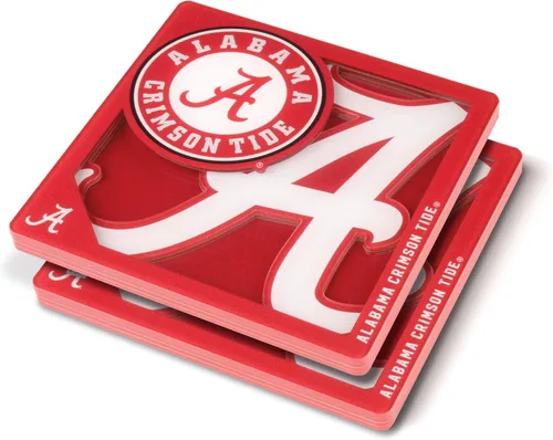 Vista 21 de YouTheFan NCAA Serie Logo 3D NCAA Posavasos