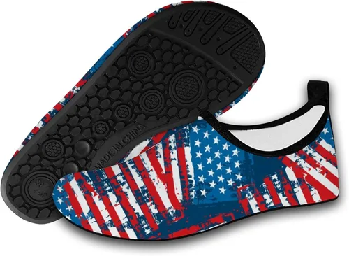 Vista 3 de Zooshum Zapatos de agua de perezoso para hombres y mujeres, de secado rápido, para nadar, descalzos, playa, antideslizantes, para piscina, zapatos