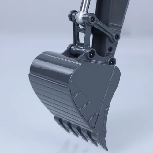 Vista 9 de Doble E 1:14 RC Excavadora Modelo para E010 EC160E Aleación Completa Metal RC Ingeniería Digger Vehículo Motor ESC Servo Luz