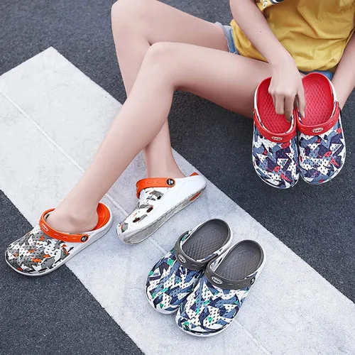 Vista 6 de CERYTHRINA Zuecos de jardín para hombre y mujer, sandalias de verano ligeras, antideslizantes, zapatos deportivos unisex para adultos, para piscina