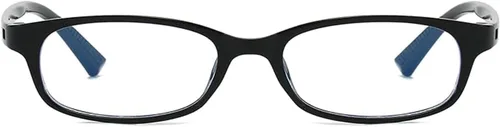 Vista 11 de HJSTES Retro Clear Rectangle Glasses for Women Men Fake Blue Light Blocking Lens Narrow Frame Non Prescription Eyeglasses