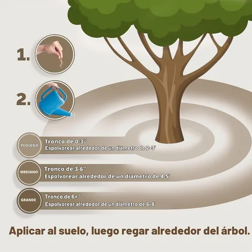 Vista 5 de Hongos micorrícicos para árboles, suplemento microbiano para expansión de raíces, 6 onzas