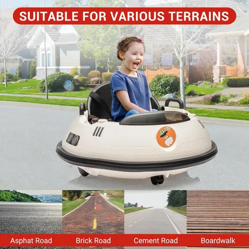 Vista 11 de Coche de parachoques para montar en coche, coche de parachoques para niños de 12 V con control remoto