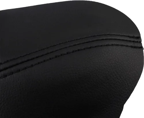 Vista 6 de AUTOKAY Paneles de puerta delantera de cuero Cubierta de reposabrazos para Honda Accord 2008-2012 Coupe Negro