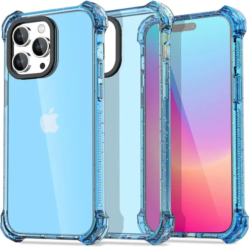 Vista 47 de AICase Funda Rebote Rosa Neón Brillante Compatible con iPhone 15, Transparente a Prueba de Impactos Resistente a Golpes Linda Femenina Adolescente