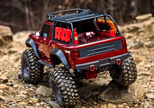 Vista 7 de Traxxas TRX-4 Sport 1/10 High Trail Edition 4X4 Crawler (rojo)