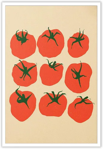 Vista 8 de Pósteres nocturnos de pasta retro, arte divertido de comida de fideos, arte de mediados de siglo, lienzo de cocina moderna de mediados de siglo