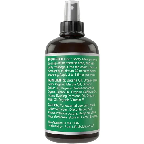 Vista 6 de Aceite de batana para el crecimiento del cabello, batana cruda de Honduras. Acondicionador vegano sin enjuague para mujeres, hombres. Fortalece e