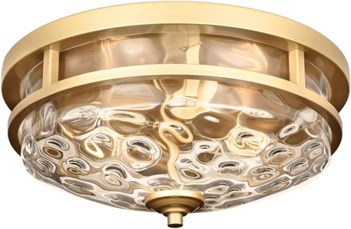 Vista 9 de Edwarmlux Lámparas de techo empotradas, lámpara de techo de granja de 2 luces cerca del techo, lámpara de techo industrial para cocina, pasillo