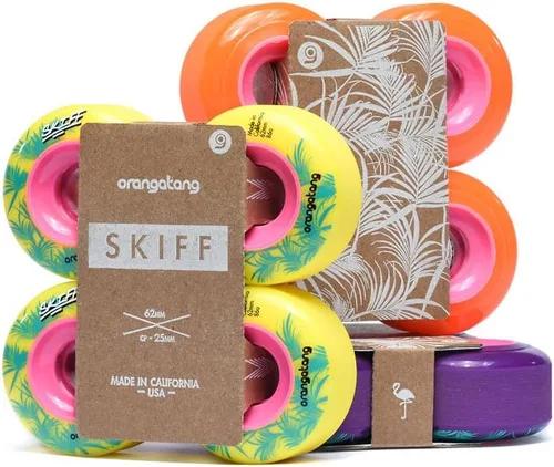 Vista 4 de Orangatang Skiff - Juego de 4 ruedas para patineta (2.441 in)