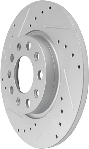 Vista 287 de Detroit Axle - Rotores de freno delantero para 04-13 Mazda 3 Rotores de frenos de disco 06-15 Mazda 5 Reemplazo: Rotor regular delantero de 11.81
