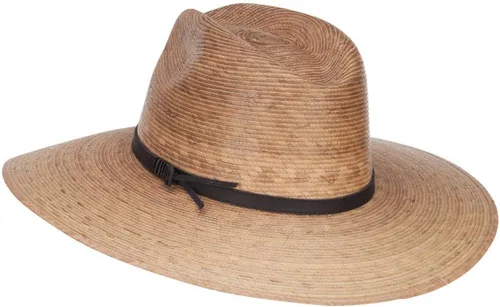 Vista 2 de Sombrero safari con trenza de palma para hombre Dk Palm