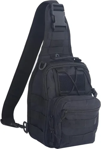 Vista 8 de Mochila para el hombro para exteriores, mochila deportiva y militar, táctico para campamento, senderismo, caminata Fami