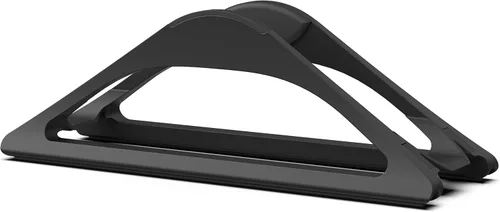 Vista 6 de HumanCentric Soporte vertical para computadora portátil para escritorios en negro mate, soporte ajustable vertical para acoplar Apple MacBook