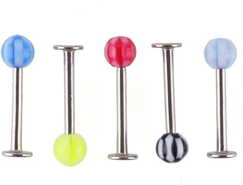 Vista 5 de Oasis Plus Balala Sin Duplicados 110 PCS Joyería Corporal Piercing Barbell Ceja Ombligo Vientre Lengua Labio Barra Cartílago Nariz Septum Anillos 22