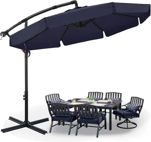 Vista 26 de ABCCANOPY Sombrillas voladizas prémium de 9 pies para patio