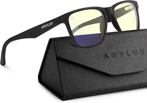 Vista 11 de ANYLUV Blue Light Glasses for Women & Men, Stylish Blue Light Blocking Glasses, Eyes Protection & Anti Eyestrain Eyewear