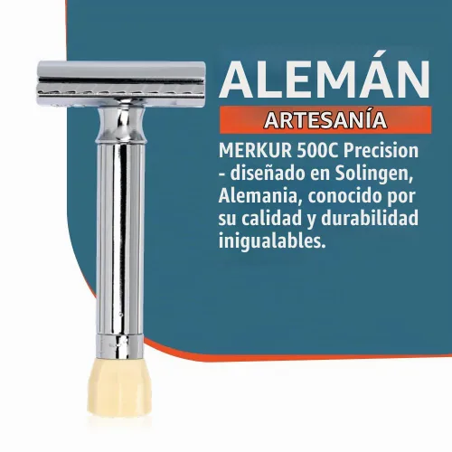 Vista 4 de Merkur Maquinilla de afeitar de seguridad ajustable Progress MK-500001