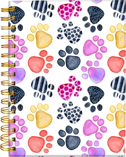 Vista 7 de iampanda Cuaderno Diario en Espiral, Animales Lindos Encuadernación Fuerte de Doble Alambre con Papel Premium para Niñas Mujeres, 60 Hojas A5