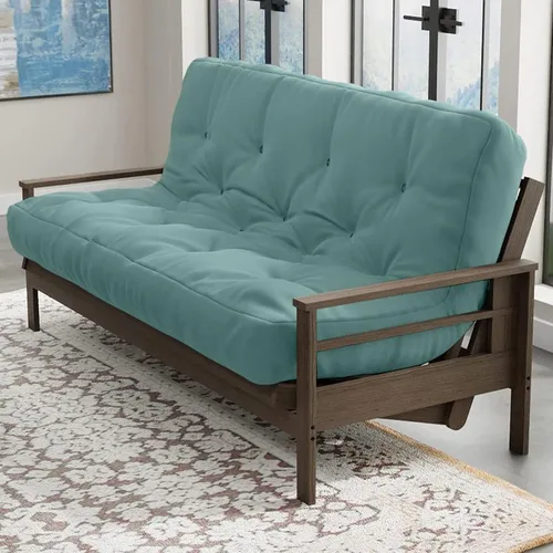 Vista 13 de Loosh Home Colchón de espuma para sofá cama futón de 6 pulgadas tamaño Twin - Fabricado en EE. UU., Beige, sin marco