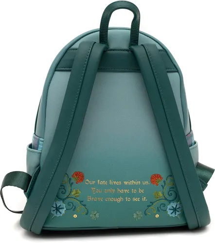 Vista 4 de Loungefly Mini mochila de Disney serie Disney Princess Stories Pixar Mérida valiente Multicolor