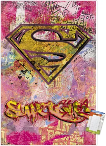 Vista 11 de Trends International DC Comics - Supergirl Wall Poster, 14.725" x 22.375", Barnwood Framed Version