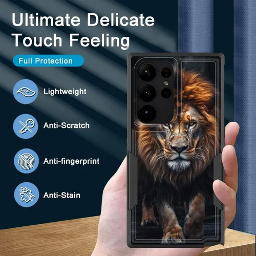 Vista 165 de Funda para Galaxy A14 5G, resistente de doble capa híbrida de policarbonato duro, goma suave, a prueba de golpes, funda protectora resistente