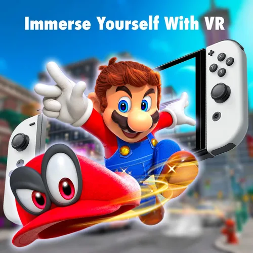 Vista 9 de Orzly VR - Protector de pantalla de cristal templado para Nintendo Switch