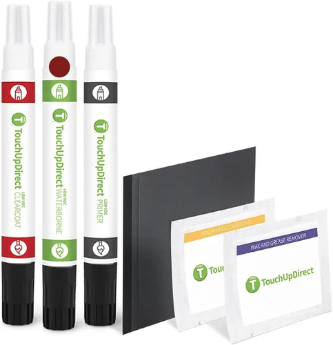 Vista 358 de TouchUpDirect RBG Azul Ártico Metálico Compatible con Pintura de Retoque Exact Match para Nissan, Kit Esencial en Aerosol