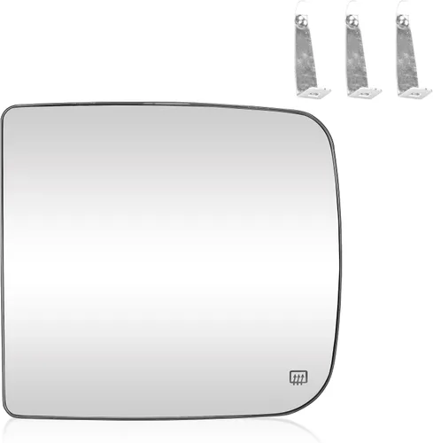 Vista 7 de Espejo calefactable superior del lado izquierdo del conductor para Dodge Ram 1500 2500 3500 2009 2010 2011 2012 2013 2014 2015 2016 2017 2018 2019