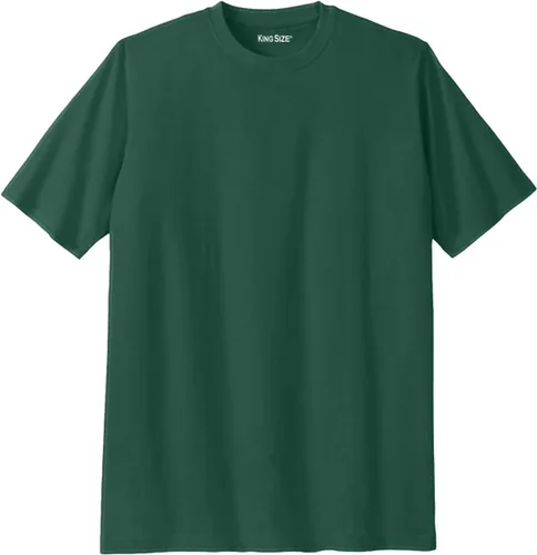 Vista 23 de KingSize Big & Tall - Camiseta ligera, sin encogimiento, con cuello redondo para hombre Gris Caliente Carbón
