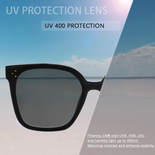 Vista 3 de MAXJULI Oversized Sunglasses for Women Men UV Protection 8056