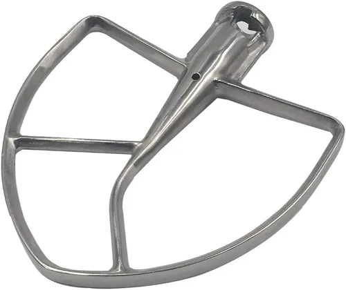 Vista 2 de Piezas de repuesto, accesorio plano de acero inoxidable, compatible con mezcladores Kitchenaid de 6 cuartos de galón, 7 cuartos de galón y 8 cuartos