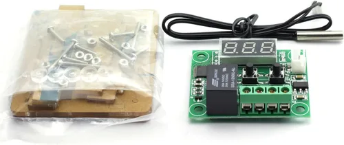 Vista 4 de E-outstanding controlador de temperatura DC 12 V Termostato digital de refrigeración/calefacción -50 – 100 Módulo de cambio controlado W1209 + caja
