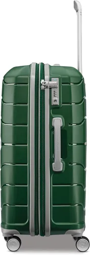 Vista 108 de Samsonite Freeform – Maleta rígida, expandible con ruedas dobles giratorias, Blanco