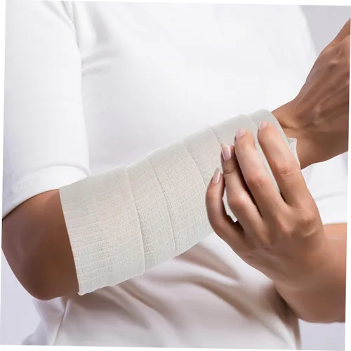 Vista 4 de Calcetines tubulares de algodón elástico para hombre, soporte de cuidado de algodón Stockinette de larga duración para atletas