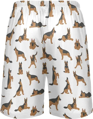 Vista 3 de Pajama Shorts for Men Pjs Bottoms Sleep Shorts Lounge Wear Pajama Pants with Pocket