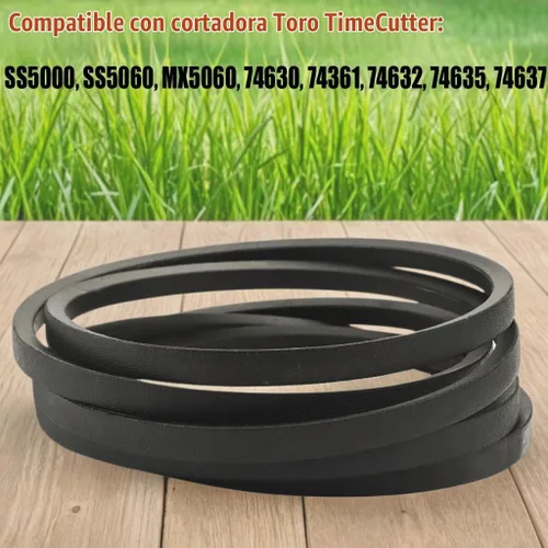 Vista 4 de 119-8820 Correa de cubierta de reemplazo para cortacésped V-Belt para Toro Timecutter ss5000 Partes SS5060 MX5060 74630 74361 74632 74635 74637