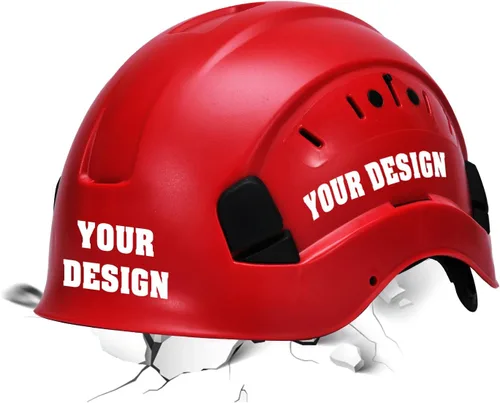 Vista 11 de Casco de seguridad con logotipo personalizable, protector para la cabeza, para trabajo al aire libre (naranja (nuevo estándar))