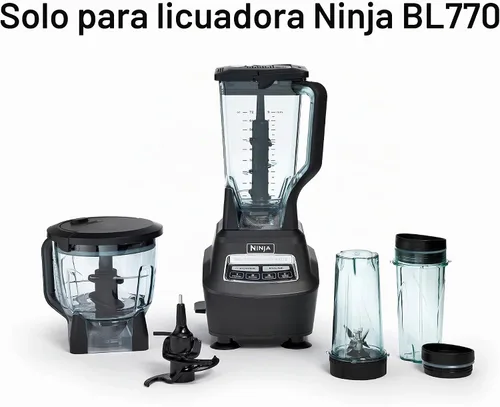 Vista 5 de Jarra y tapa de repuesto de 72 oz compatible con Ninja Blender BL770