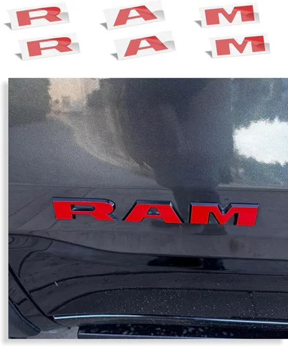 Vista 23 de Reflective Concepts 2019-2026 Adhesivos de calcomanías para emblemas de puerta RAM - (Color: Bandera Americana)