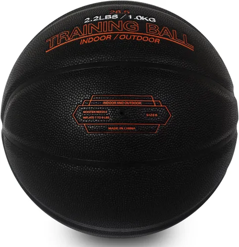 Vista 8 de 3LBS/2.2LBS 29.5"/28.5" Weighted Heavy Basketball Training Equipment for in& Outdoor Improving Handling Dribbling, Passing&Rebounding Skills