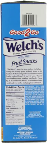 Vista 2 de Fiambrera Perfect Welch's bocadillos de frutas mixtas (0,9 onzas, 66 unidades) ) FDS