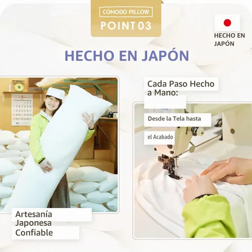 Vista 5 de Comodo Almohada corporal de clase alta (fabricada en Japón / 60 x 20 pulgadas (59.1 x 19.7 in), almohada Dakimakura para dormir de lado