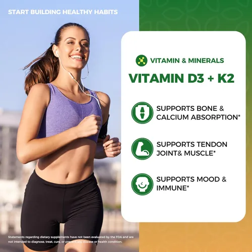 Vista 3 de Mulittea Líquido orgánico de vitamina D3 K2 con aceite de linaza y coco MCT vegano Omega-3, 10000 UI, líquido de vitamina D, sin rellenos, K2 sin